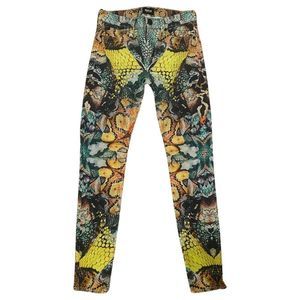 Colorful Patterned Women Jeans